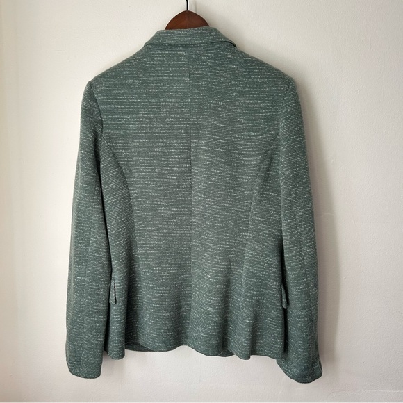 Anthropologie Cartonnier Sky Dashes Knit Blazer Jacket Tweed Look Lined - Large - Picture 2 of 10